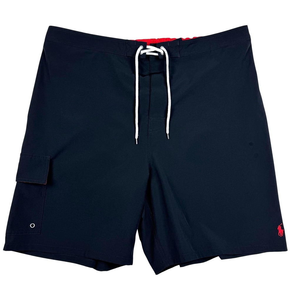 Polo Ralph Lauren Kailua Stretch Classic Fit Swim Trunk Big & Tall Men 3XB Black